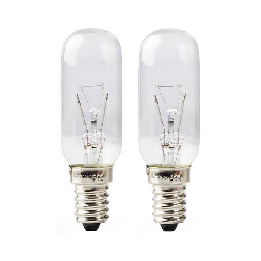 LOT 2x Ampoule pour hotte aspirante E14/25W/230V 3000K