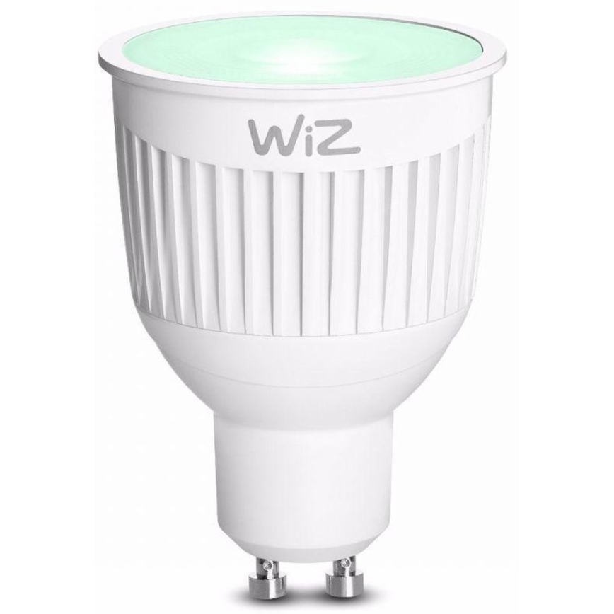 LOT 2x Ampoule RGBW à intensité variable GU10/6,5W/230V 2200-6500K Wi-Fi + Télécommande - WiZ