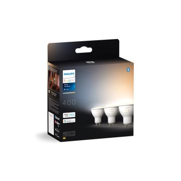 LOT 3x Ampoule à intensité variable LED Philips Hue WHITE AMBIANCE GU10/4,2W/230V 2200-6500K