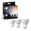 LOT 3x Ampoule à intensité variable LED Philips Hue WHITE AMBIANCE GU10/4,2W/230V 2200-6500K