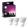 LOT 3x Ampoule à intensité variable LED RGBW Philips Hue WHITE AND COLOR AMBIANCE GU10/4,2W/230V 2000-6500K