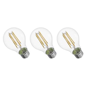 LOT 3x Ampoule LED FILAMENT A60 E27/3,8W/230V 2700K Classe énergétique A