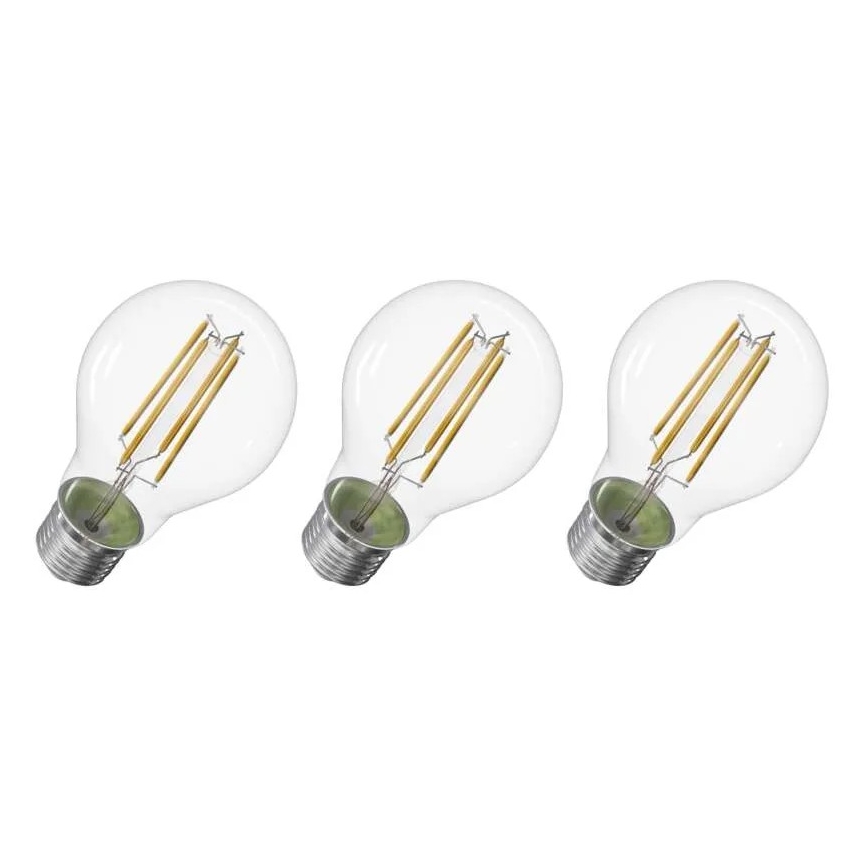 LOT 3x Ampoule LED FILAMENT A60 E27/3,8W/230V 2700K Classe énergétique A