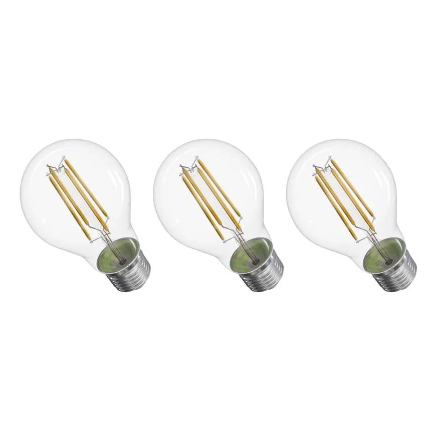 LOT 3x Ampoule LED FILAMENT A60 E27/3,8W/230V 4000K Classe énergétique A