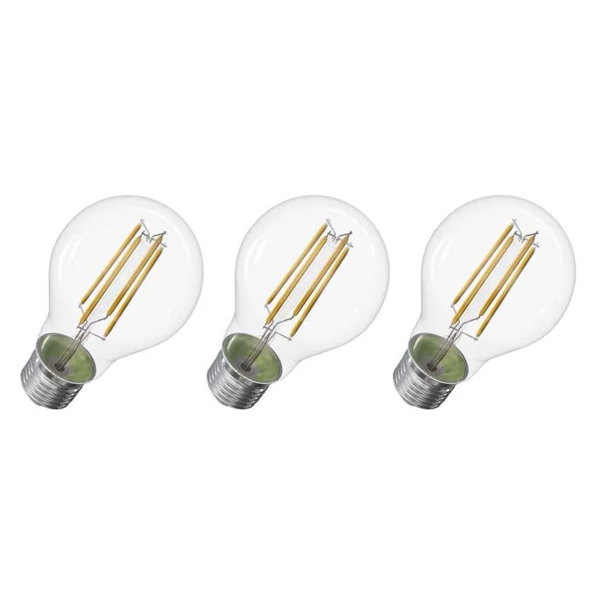 LOT 3x Ampoule LED FILAMENT A60 E27/3,8W/230V 4000K Classe énergétique A