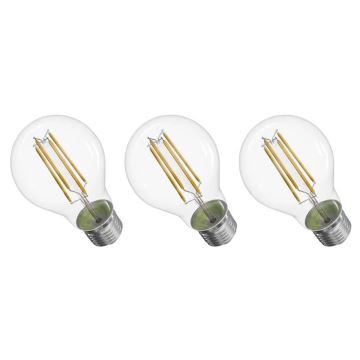 LOT 3x Ampoule LED FILAMENT A60 E27/5W/230V 2700K Classe énergétique A