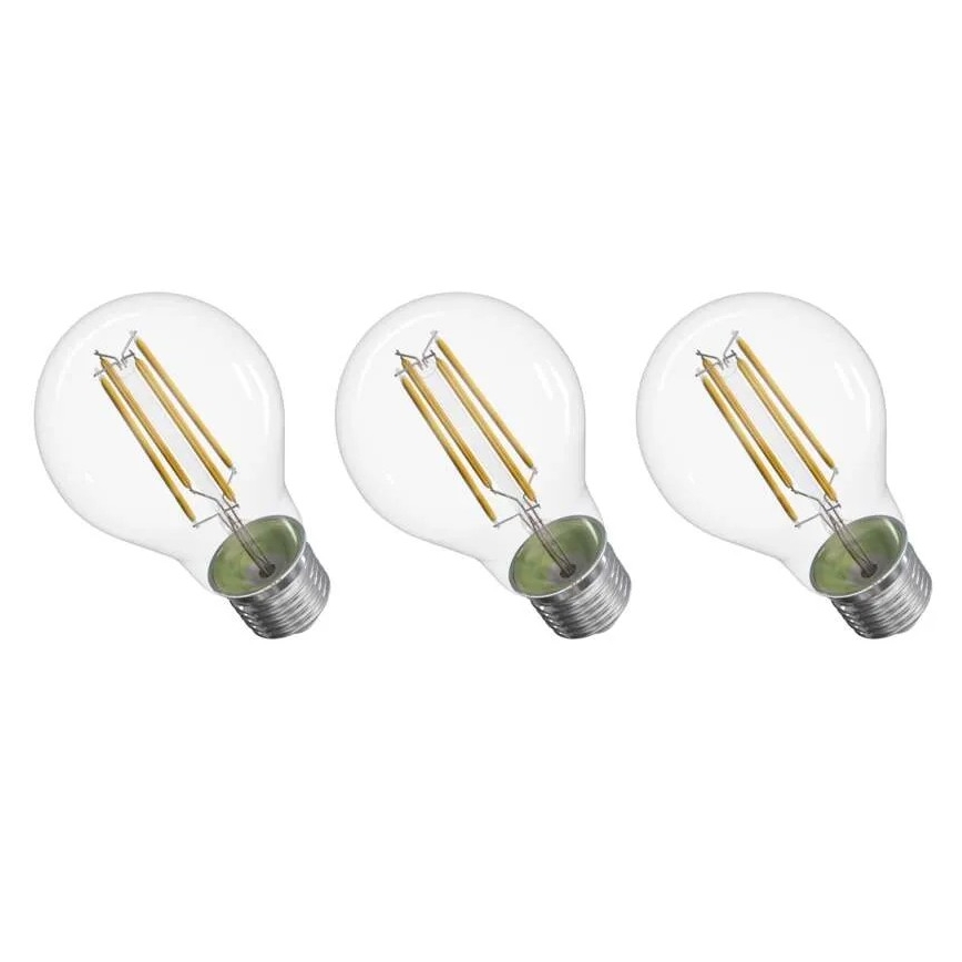 LOT 3x Ampoule LED FILAMENT A60 E27/5W/230V 4000K Classe énergétique A