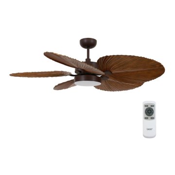 Lucci air 213124 - Ventilateur mural BREEZE 55W/230V noir + télécommande