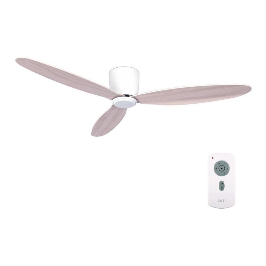 Shuraba Bijna dood Verkoper Lucci Air 212885 - Plafond Ventilator AIRFUSION RADAR wit/beige +  afstandsbediening | Lumimania