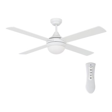 Lucci air 212961 - Ventilateur de plafond AIRFUSION AIRLIE II 2xE27/15W/230V bois/blanc + télécommande