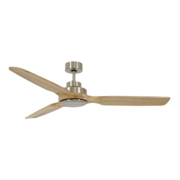 Lucci air 213050 - Ventilateur de plafond SHOALHAVEN paulownia/marron/chrome