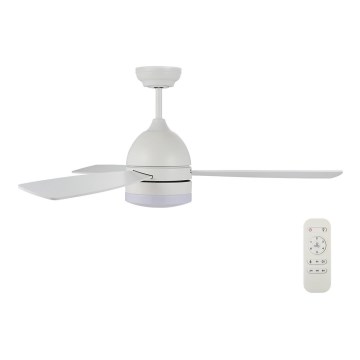 Lucci air 513075 - LED dimbare plafondventilator VECTOR LED/25W/230V 3000/4200/6500K wit + afstandsbediening