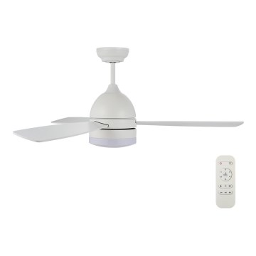 Lucci air 513075 - Ventilateur de plafond VECTOR LED/25W/230V 3000/4200/6500K blanc + télécommande