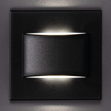 Lumière d'escalier ERINUS LED/1,5W/12V 3000K noire