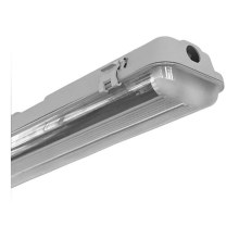 Luminaire fluorescent industriel 2xG13/18W/230V IP65 1270 mm