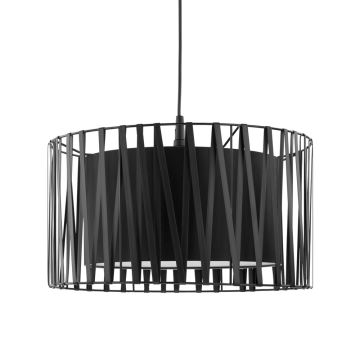 Lustre avec fil HARMONY BLACK 1xE27/60W/230V