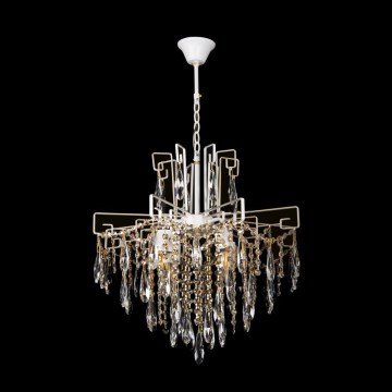 Lustre en cristal avec chaîne 4xE27/60W/230V