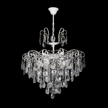 Lustre en cristal avec chaîne 6xE27/60W/230V