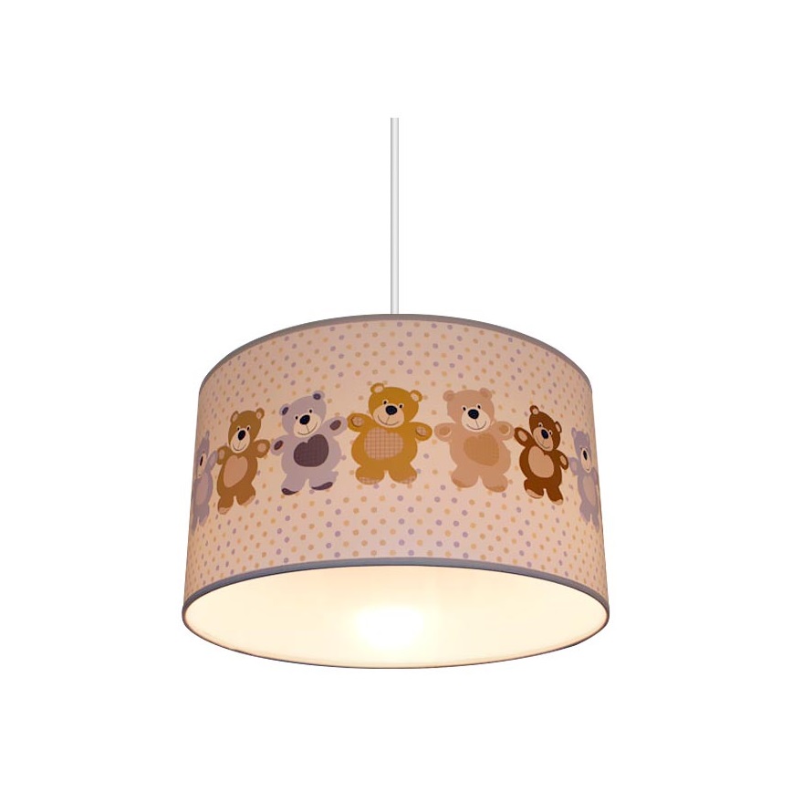 Lustre enfant BEARS 1xE27/60W/230V