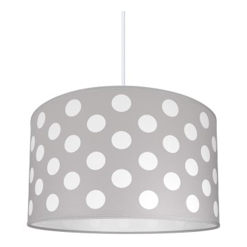 Lustre enfant DOTS GREY 1xE27/60W/230V