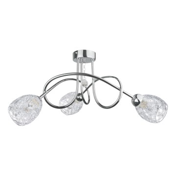 Lustre monté en surface TWIST CRYSTAL 3xE14/40W/230V