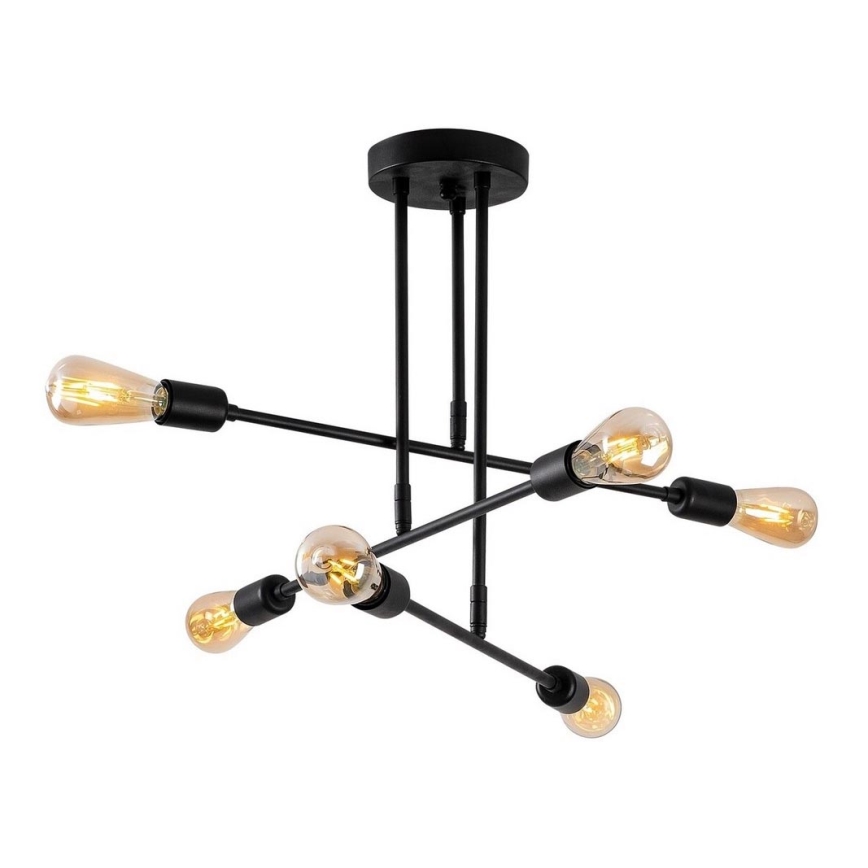 Lustre sur barre FLOWER 6xE27/40W/230V