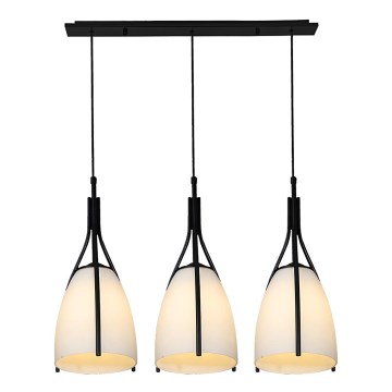 Luxera 61302 - Hanglamp aan koord ZORZO 3xE27/60W/230V