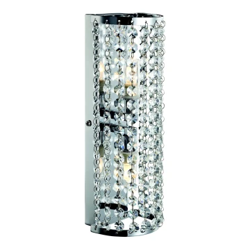 Markslöjd 105309 - Badkamer wandlamp LYSEKIL 2xG9/28W/230V IP44 chroom