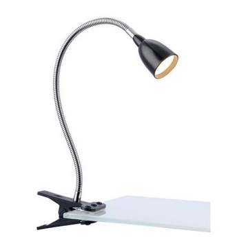 Markslöjd 106092 - LED Tafel Lamp met een klem TULIP LED/3W/230V zwart
