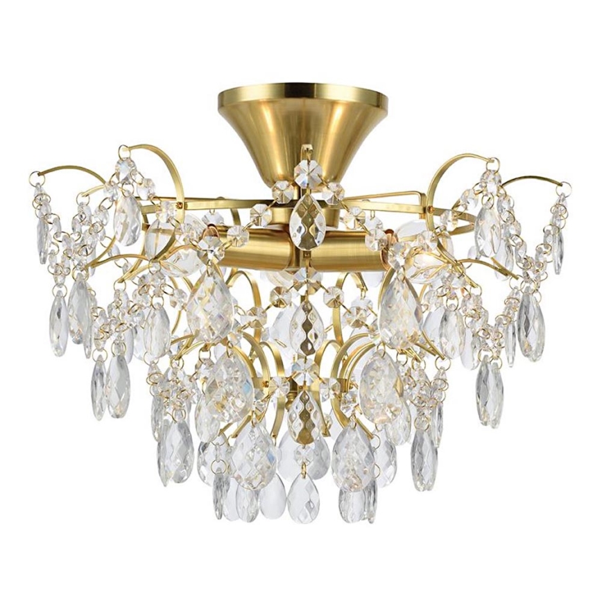 Markslöjd 106546 - Bevestigde hanglamp SOFIERO 3xE14/40W/230V goud