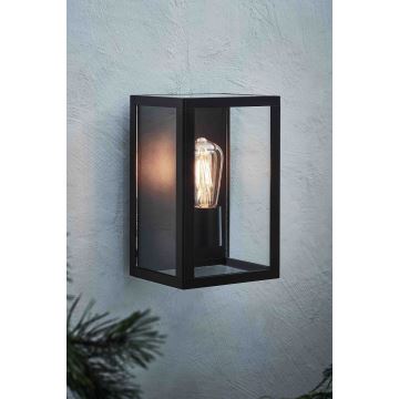 Markslöjd 107113 - Wandlamp voor buiten PELHAM 1xE27/60W/230V IP44 zwart