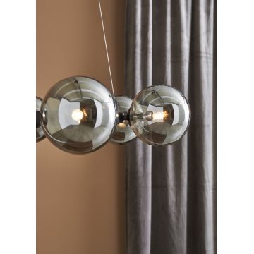 Markslöjd 108051 - Hanglamp aan een koord CIRCLE 6xG9/20W/230V zwart