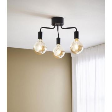 Markslöjd 108102 - Aan plafond gevestigde hanglamp AVERY 3xE27/60W/230V