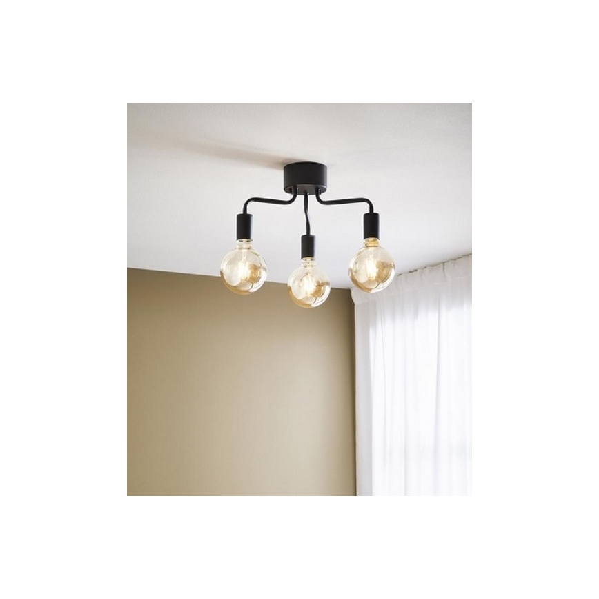 Markslöjd 108102 - Aan plafond gevestigde hanglamp AVERY 3xE27/60W/230V