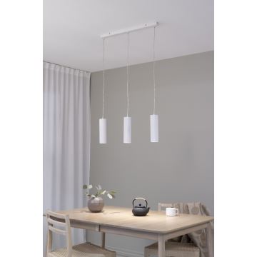 Markslöjd 108466 - Suspension filaire COSTILLA 3xGU10/7W/230V blanc