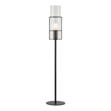 Markslöjd 108556 - Lampe de table TUBO 1xE14/40W/230V 65 cm noir/clear