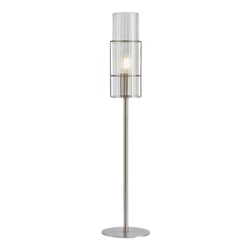 Markslöjd 108558 - Lampe de table TUBO 1xE14/40W/230V 65 cm chrome brillant/clear