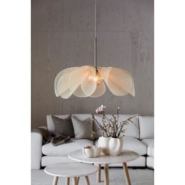 Markslöjd 108661 - Hanglamp aan een koord STYRKA 1xE27/40W/230V diameter 75 cm beige