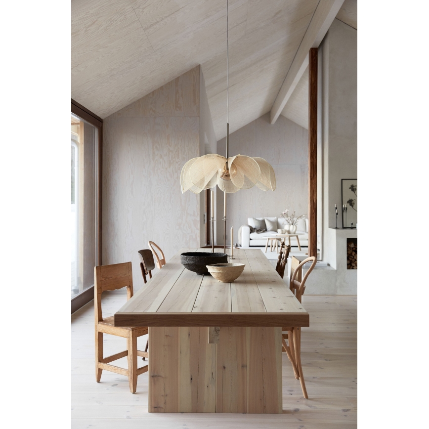 Markslöjd 108661 - Hanglamp aan een koord STYRKA 1xE27/40W/230V diameter 75 cm beige