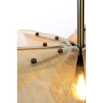 Markslöjd 108661 - Suspension filaire STYRKA 1xE27/40W/230V d. 75 cm beige