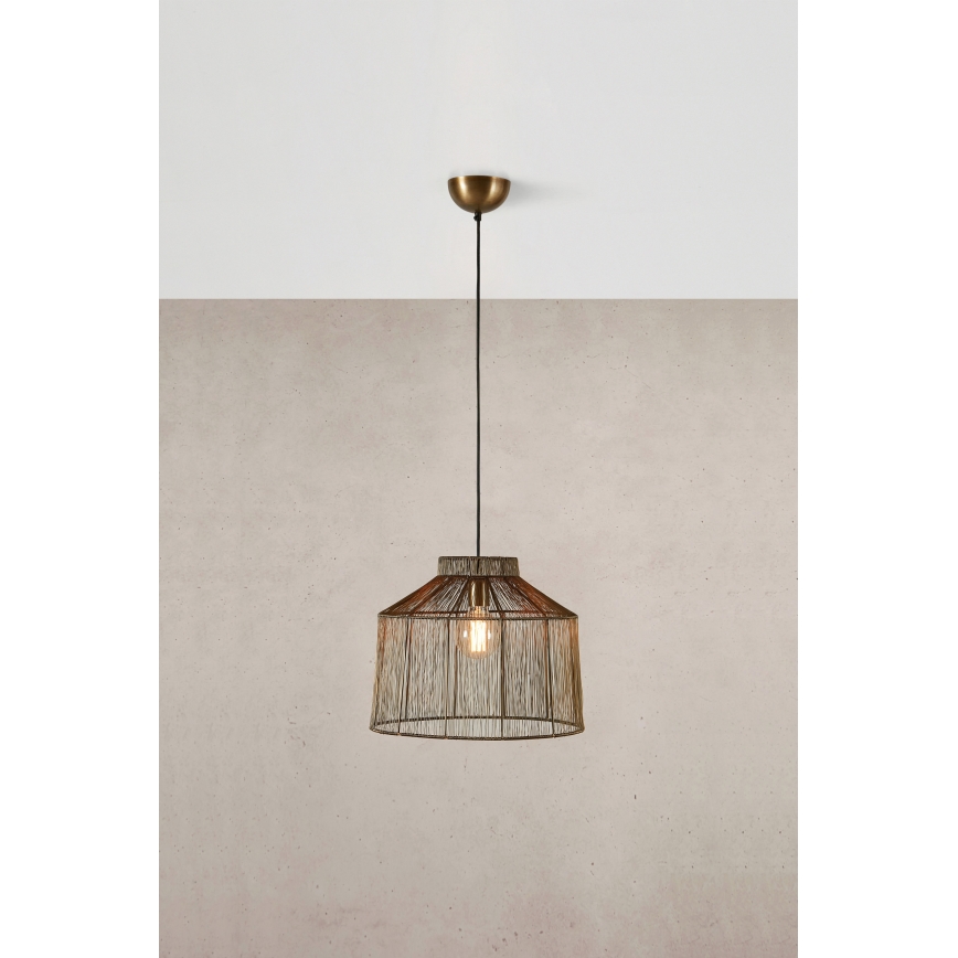 Markslöjd 108667 - Suspension filaire CAPANNA 1xE27/40W/230V laiton