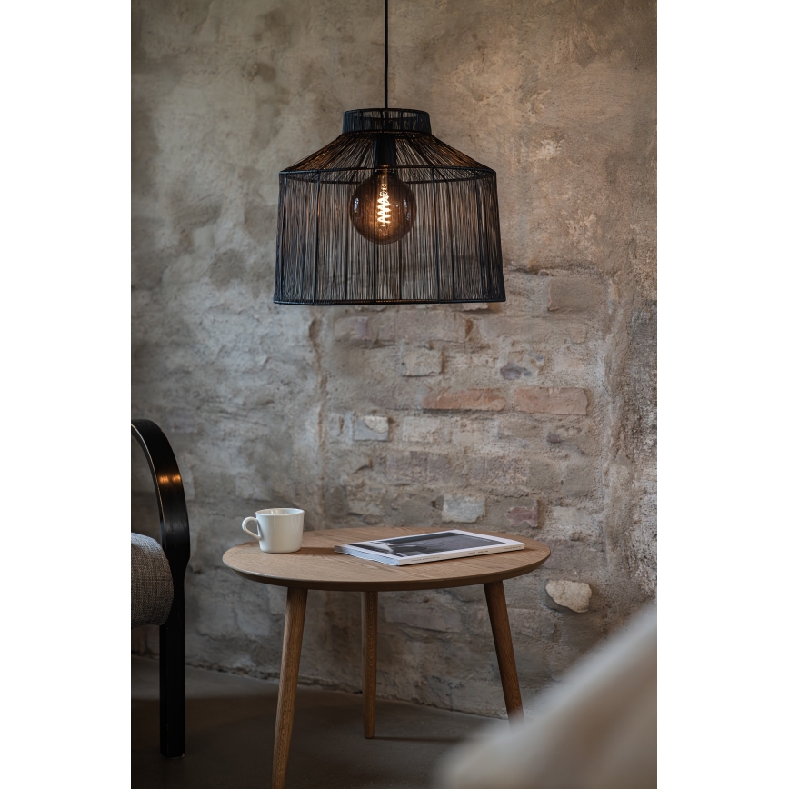 Markslöjd 108668 - Hanglamp aan een koord CAPANNA 1xE27/40W/230V zwart