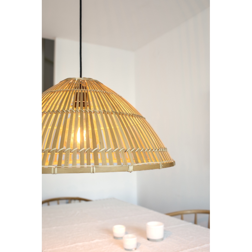 Markslöjd 108673 - Hanglamp aan een koord CAPELLO 1xE27/40W/230V beige/bamboe