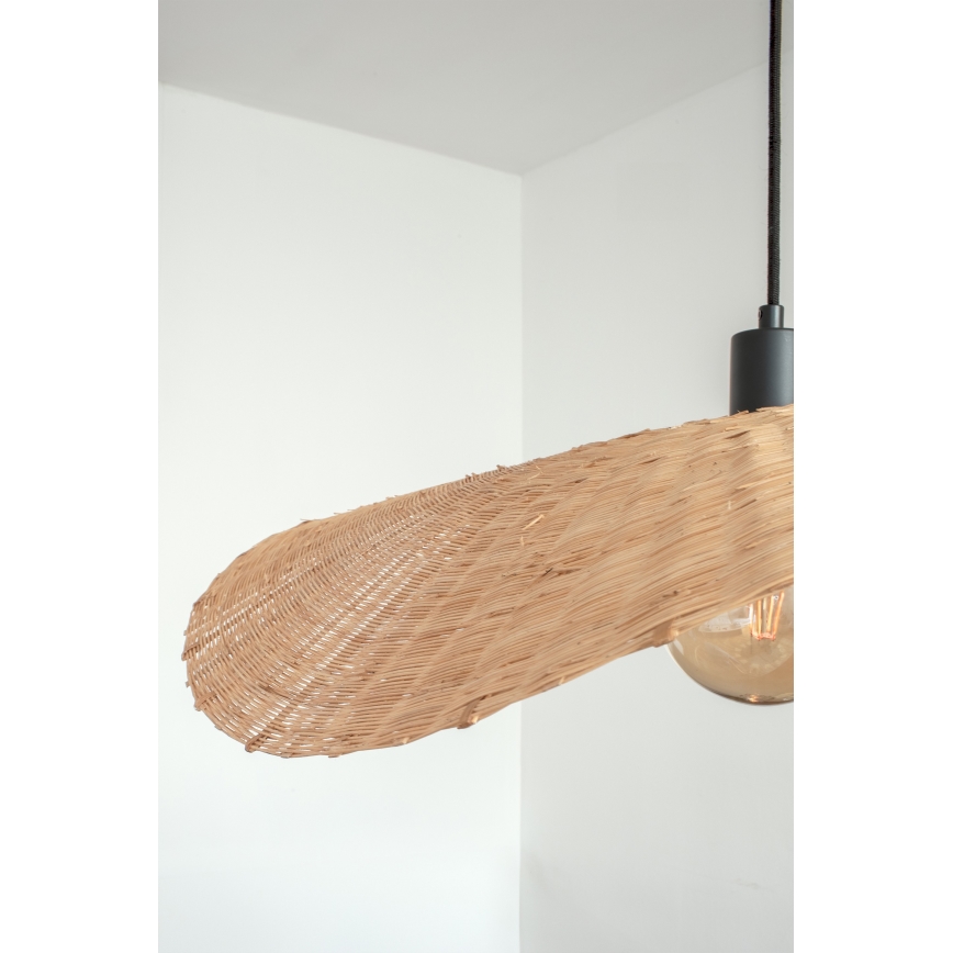 Markslöjd 108677 - Hanglamp aan een koord RAYO 1xE27/40W/230V beige/bamboe