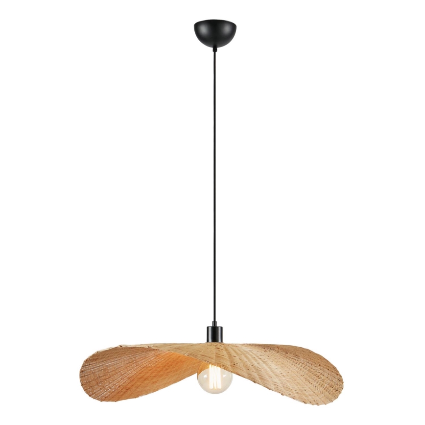 Markslöjd 108677 - Suspension filaire RAYO 1xE27/40W/230V beige/bambou