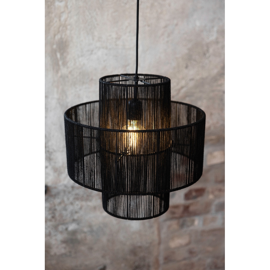 Markslöjd 108766 - Hanglamp aan een koord SOGA 1xE27/40W/230V zwart