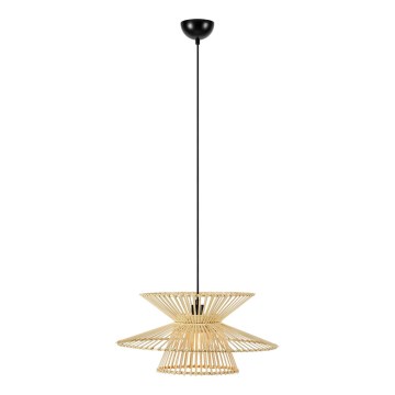 Markslöjd 108785 - Hanglamp aan een koord DUPLICI 1xE27/40W/230V beige/bamboe