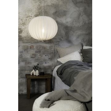 Markslöjd 108792 - Hanglamp aan een koord FORENCE 1xE27/40W/230V diameter 50 cm wit