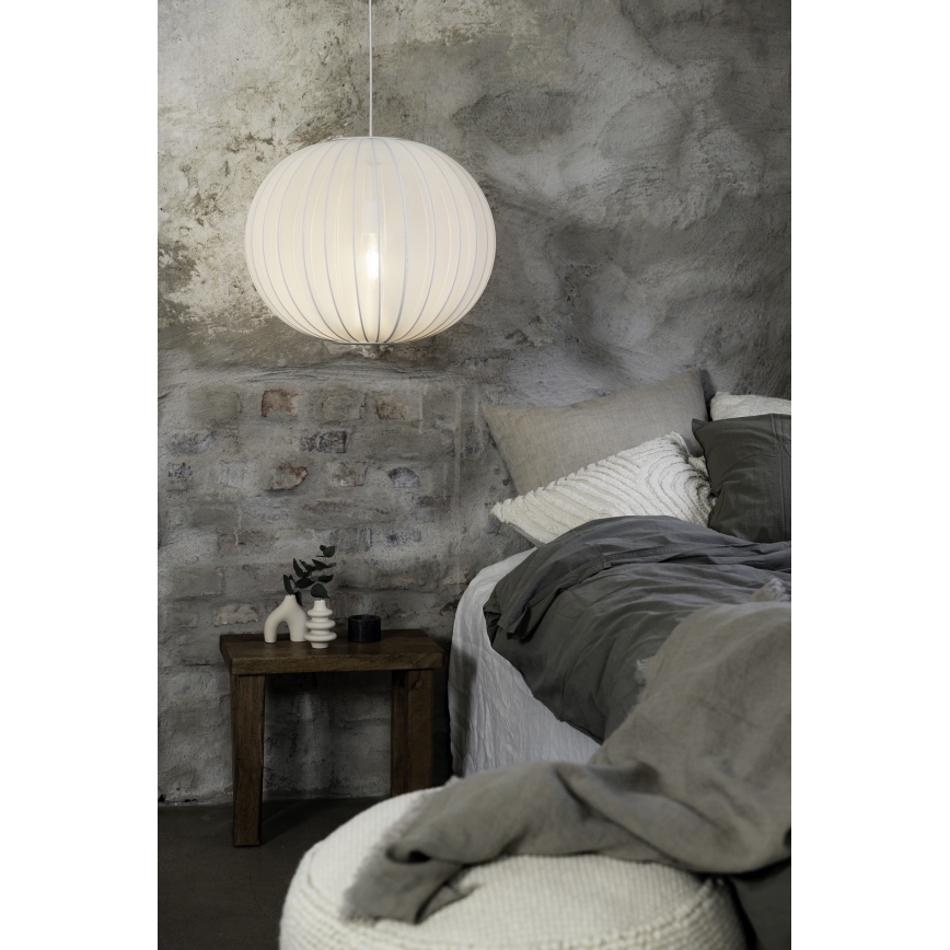 Markslöjd 108792 - Hanglamp aan een koord FORENCE 1xE27/40W/230V diameter 50 cm wit