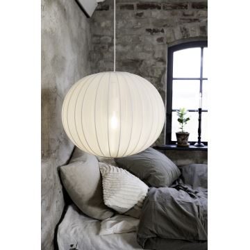 Markslöjd 108792 - Hanglamp aan een koord FORENCE 1xE27/40W/230V diameter 50 cm wit